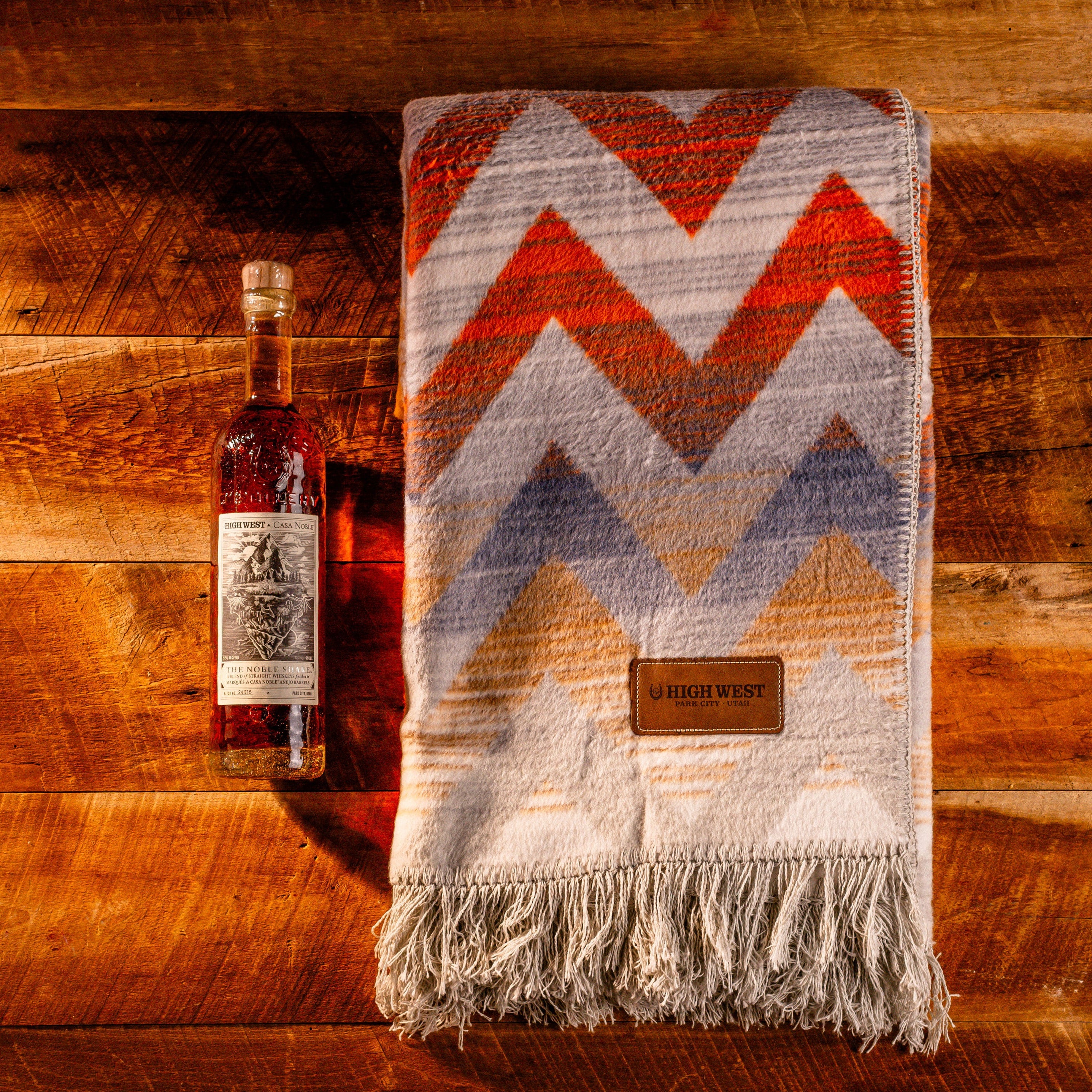 The Noble Share & Recycled Cotton Blanket – High West Whiskey