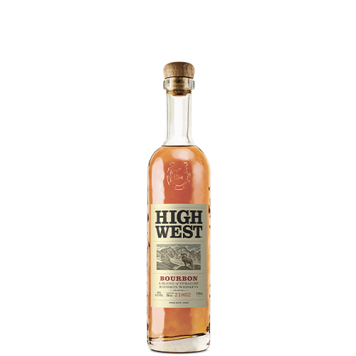A bottle of High West Bourbon.